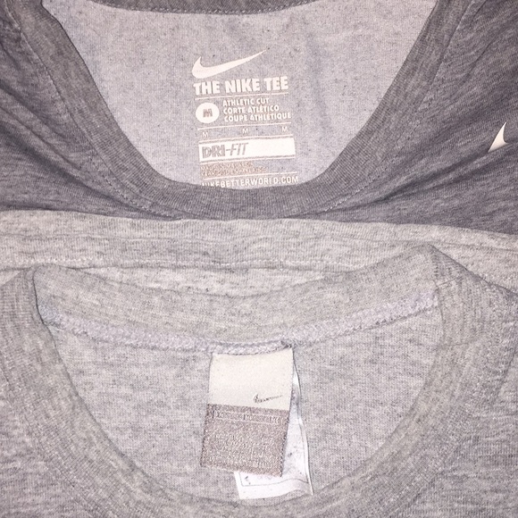 2 Nike Gray tops - Picture 2 of 8